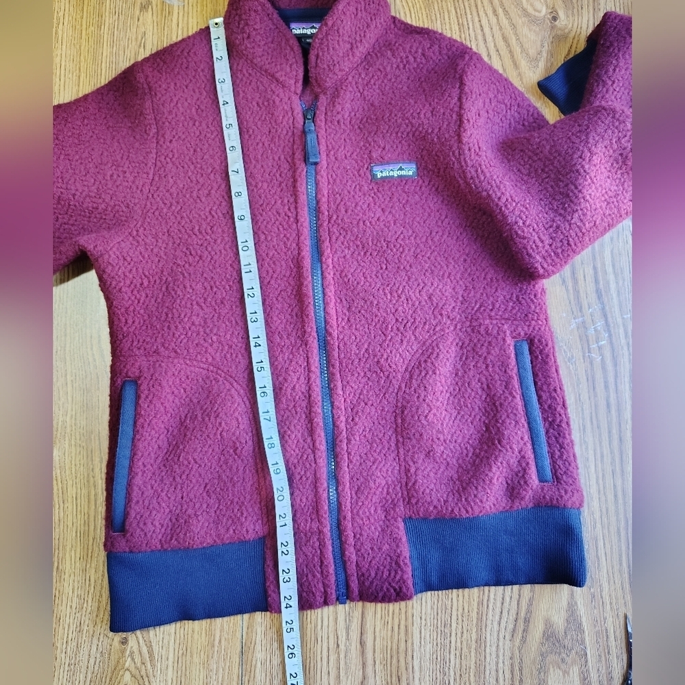 Patagonia women's Woolyester fleece full-zip jacket oxide red, size S. - Picture 7 of 15